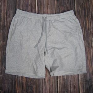DSG Shorts Mens 2XL Gray Athletic Lounge Casual Drawstring Comfort Cotton Blend
